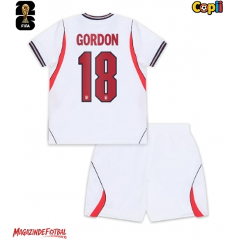 Anglia Anthony Gordon #18 Echipament de Fotbal Replică Mondial 2026 Copii Acasa (+ Șorturi)